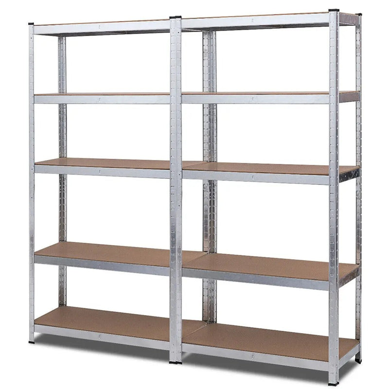 2 Pcs Storage Shelves Garage Shelving Units Tool Utility Shelves by DirectDeals