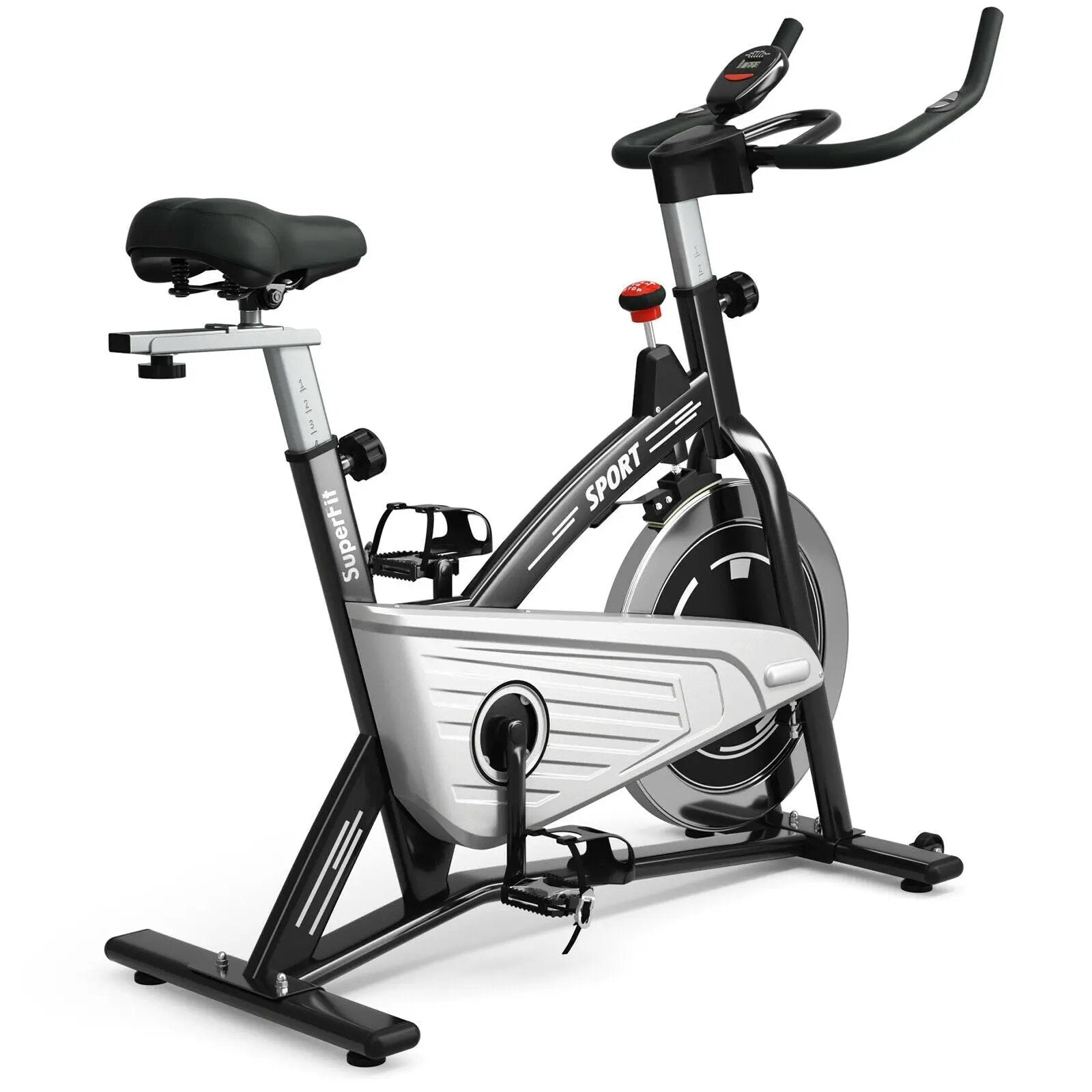 Indoor Exercise Cycling Bike with Heart Rate and Monitor by DirectDeals