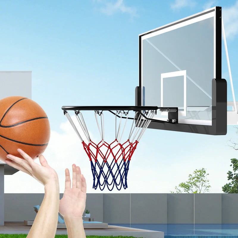 18" Basketball Rim Heavy Duty Wall Mounted Basketball Rim Goal Replacement by DirectDeals