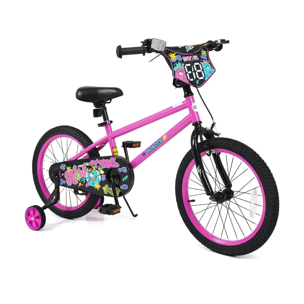 Kids Bike with Training Wheels 12-18 Inch Pink, photo 26 of 32