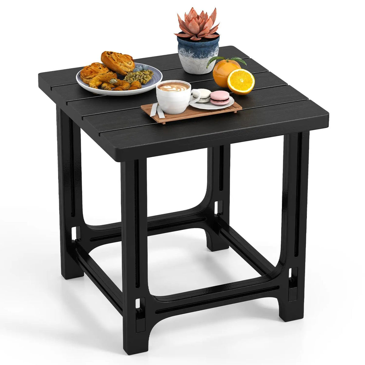 18" Adirondack Side Table with Slatted HDPE Surface, photo 4 of 24