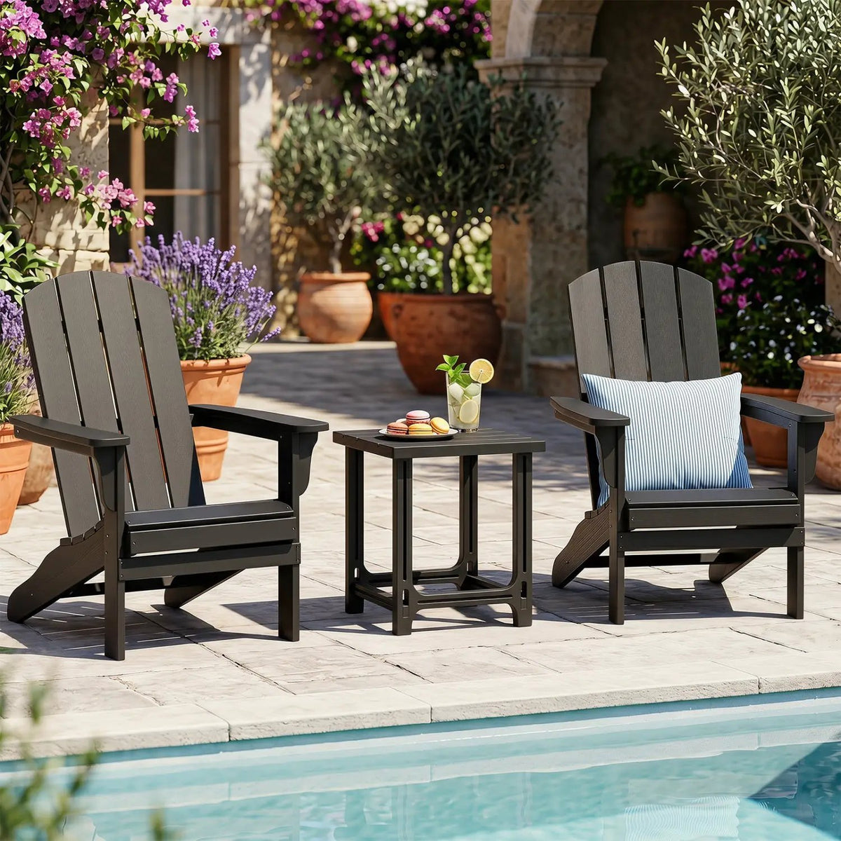 18" Adirondack Side Table with Slatted HDPE Surface, photo 6 of 24