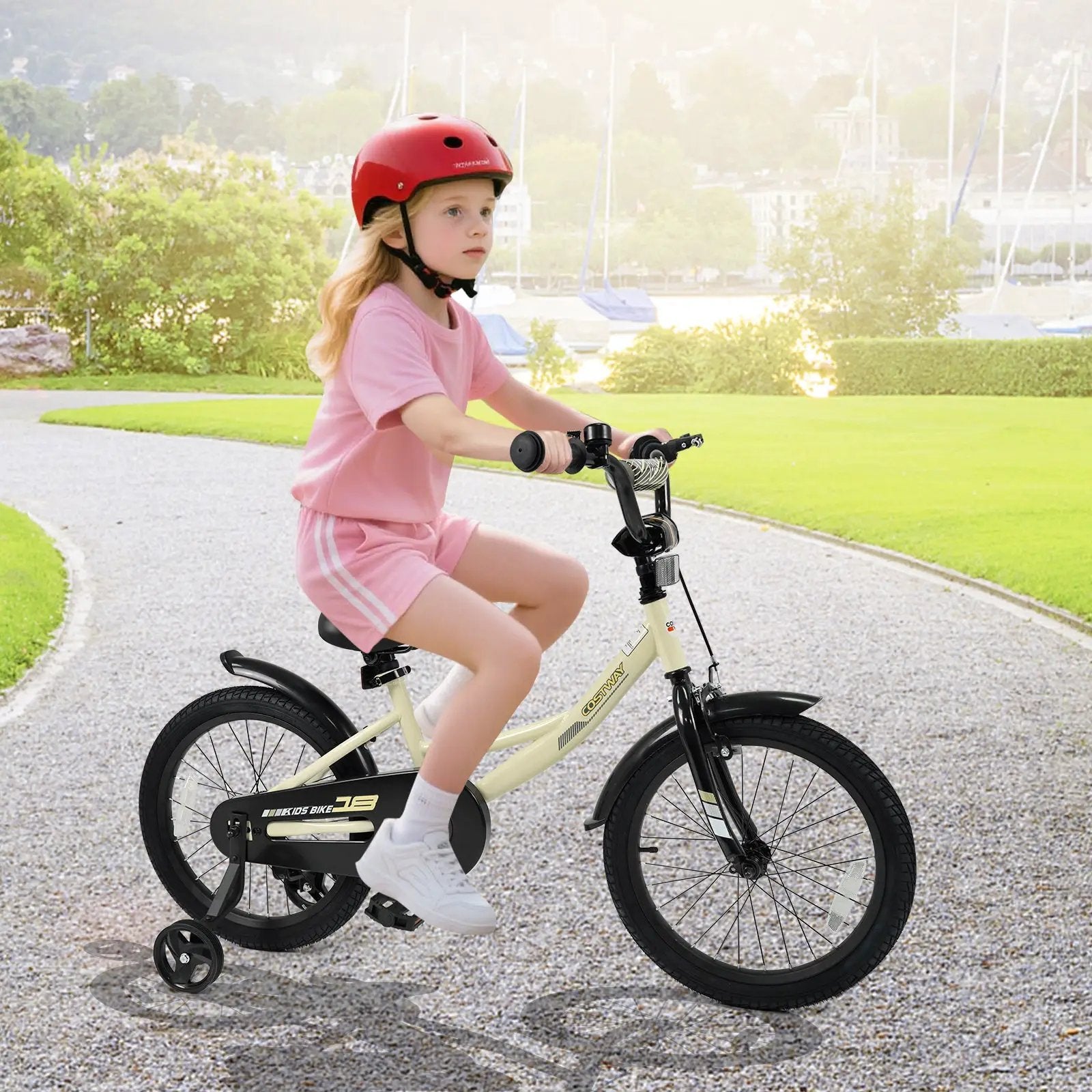 14 Inches Kids Bike Sport Bicycle with Removable Training Wheels by DirectDeals