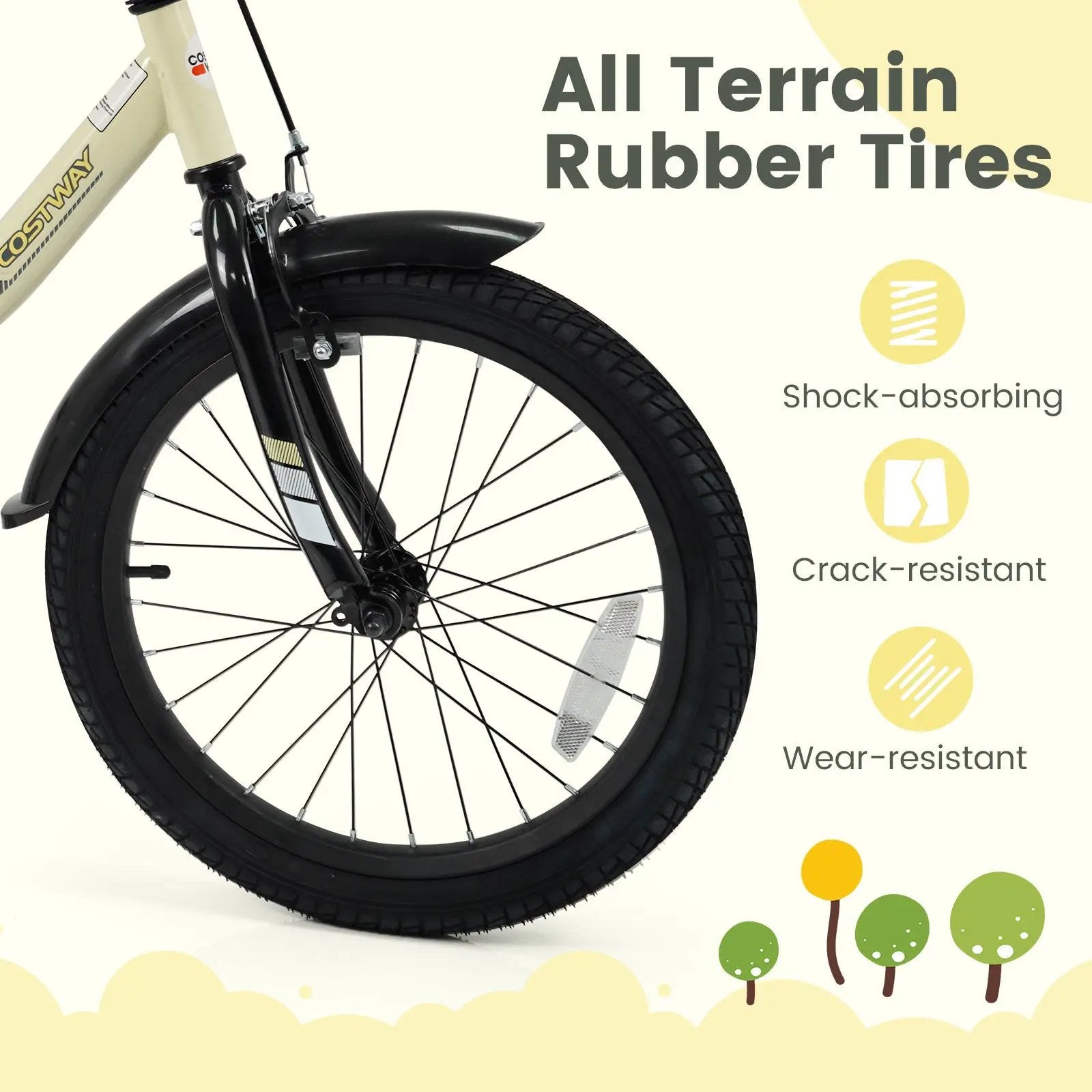 14 Inches Kids Bike Sport Bicycle with Removable Training Wheels by DirectDeals