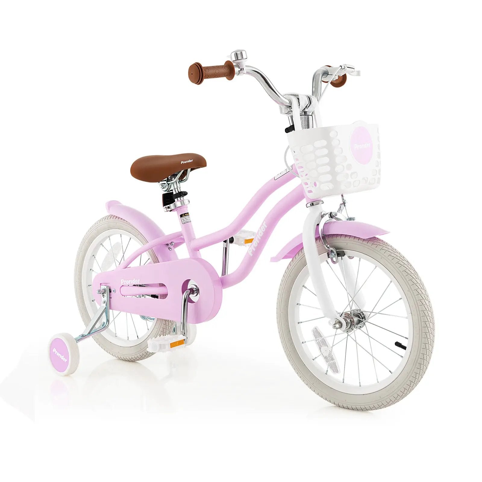 Children Bicycle with Front Handbrake and Rear Coaster Brake-Purple by DirectDeals