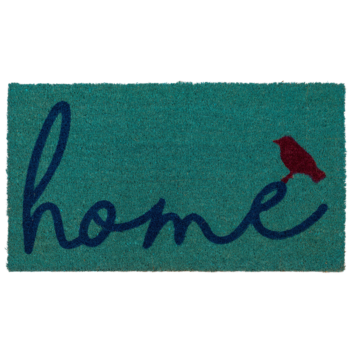 A Bird Perched on Home Coir Doormat, photo 5 of 21