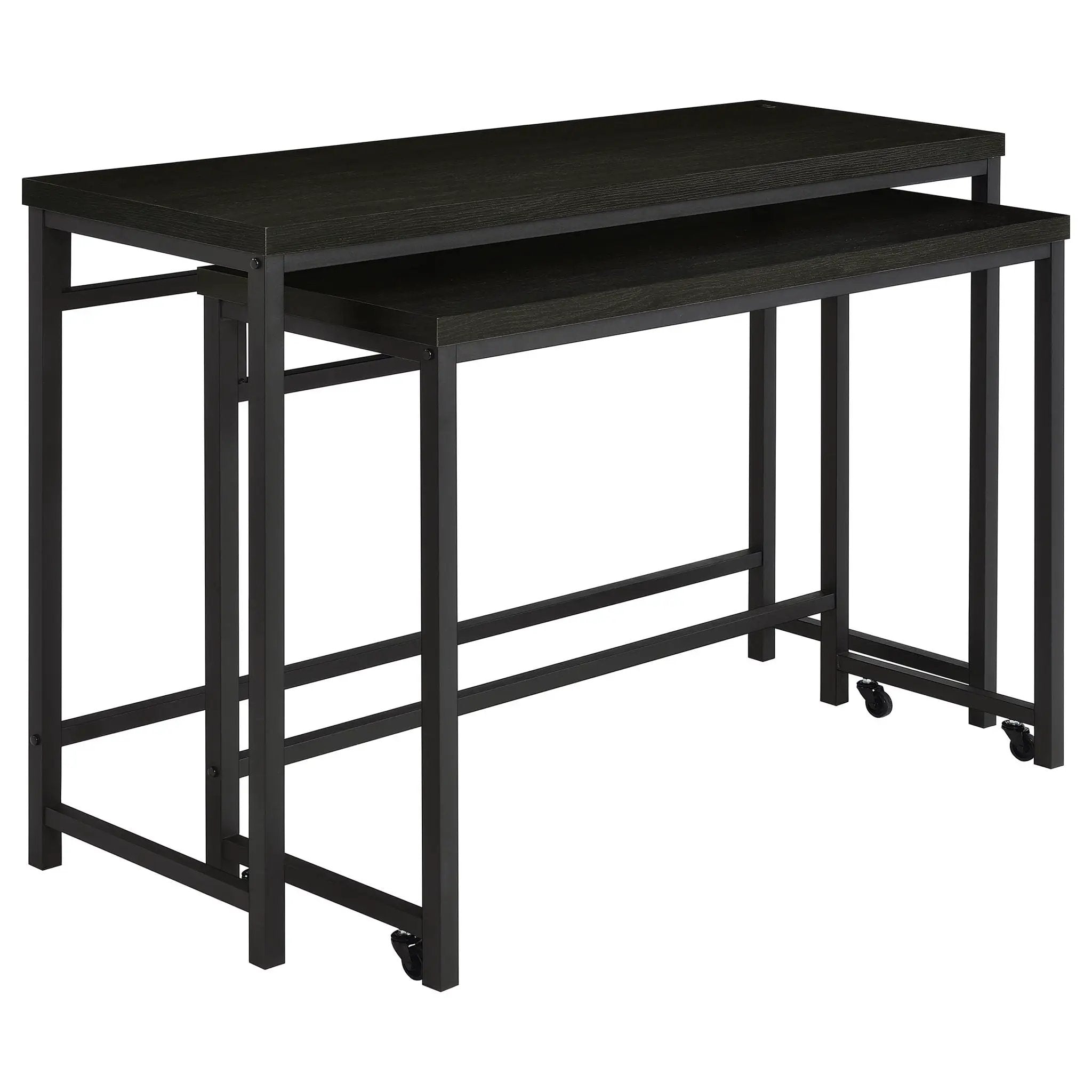 Hawes 4-piece Multipurpose Counter Height Table Set Black by Unique Piece Furniture