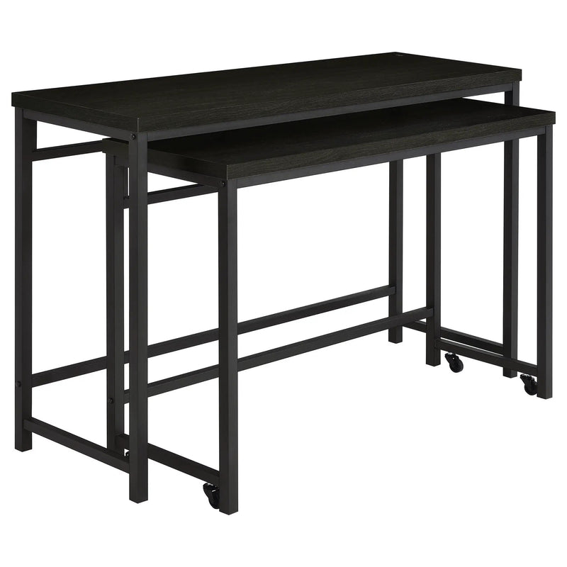 Hawes 4-piece Multipurpose Counter Height Table Set Black by Unique Piece Furniture