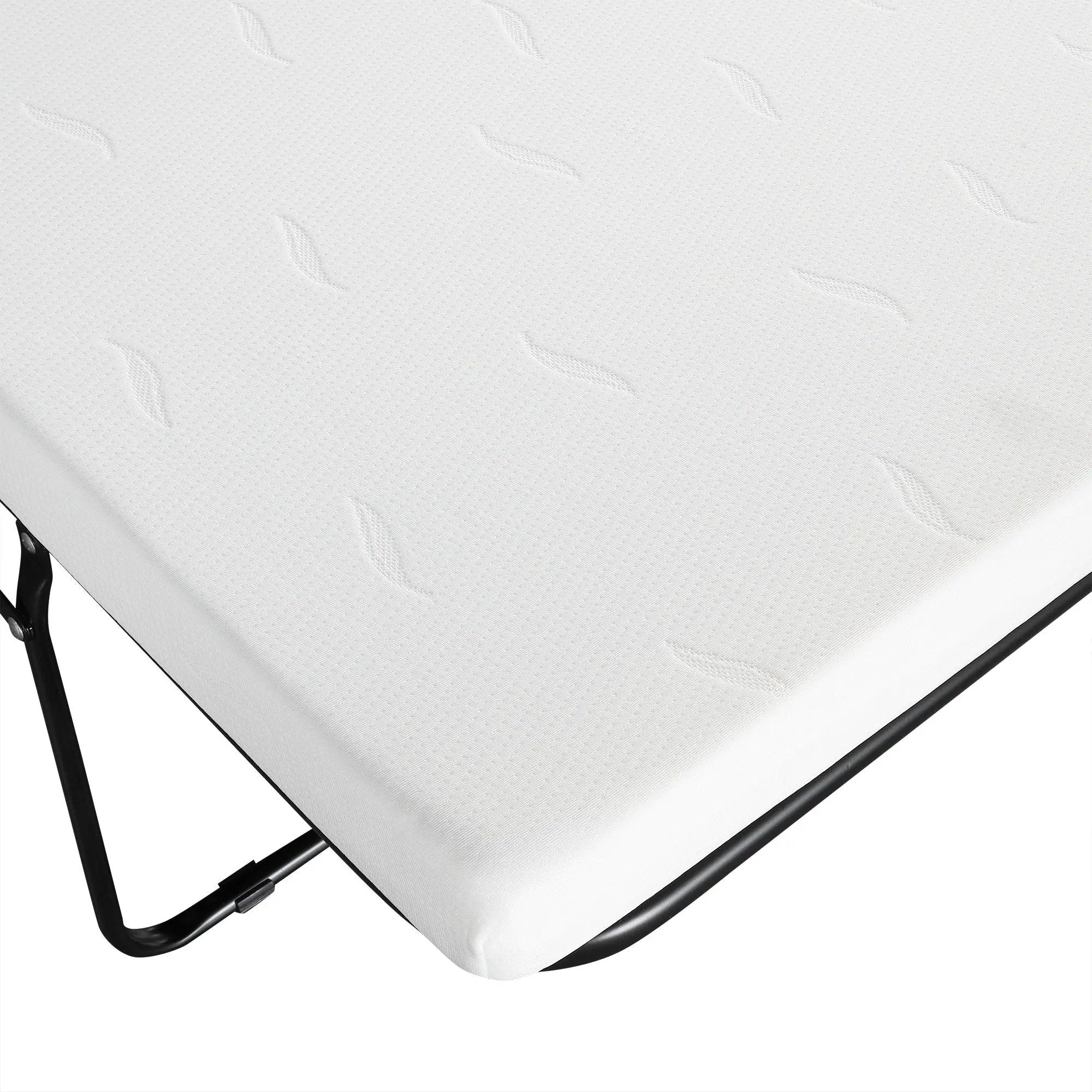 Twin Size Folding Ottoman Sleeper Bed With Mattress Convertible Guest Bed