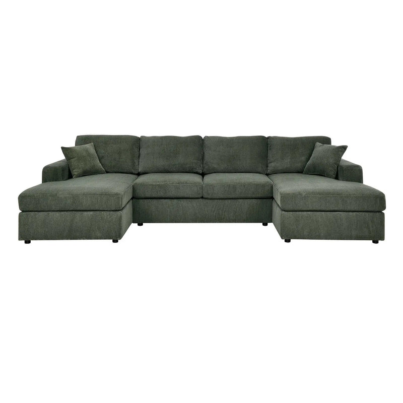 3 Piece Double Chaise Sectional Sofa by HouseOfZazla