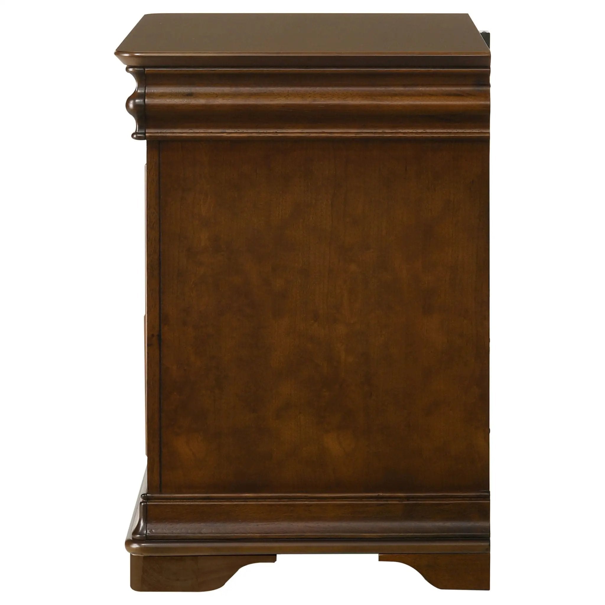 Garland 3-drawer Nightstand Bedside Table Brown Cherry by Unique Piece Furniture