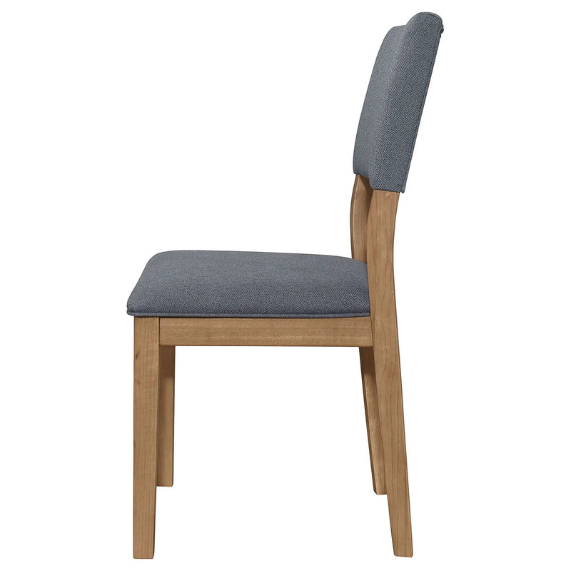 Topeka - Upholstered Dining Side Chair (Set of 2) - Brown