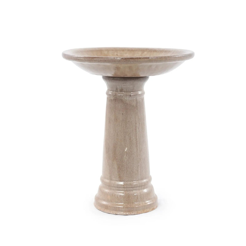 Ceramic Bird Bath for Outdoor Garden by HouseOfZazla