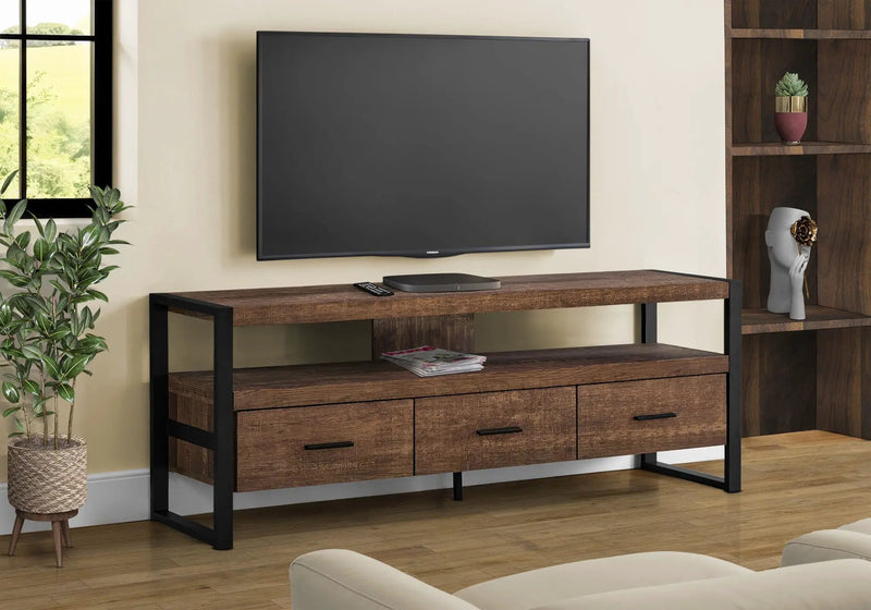 TV Stand Console Media Entertainment Center with Storage Drawers by HouseOfZazla