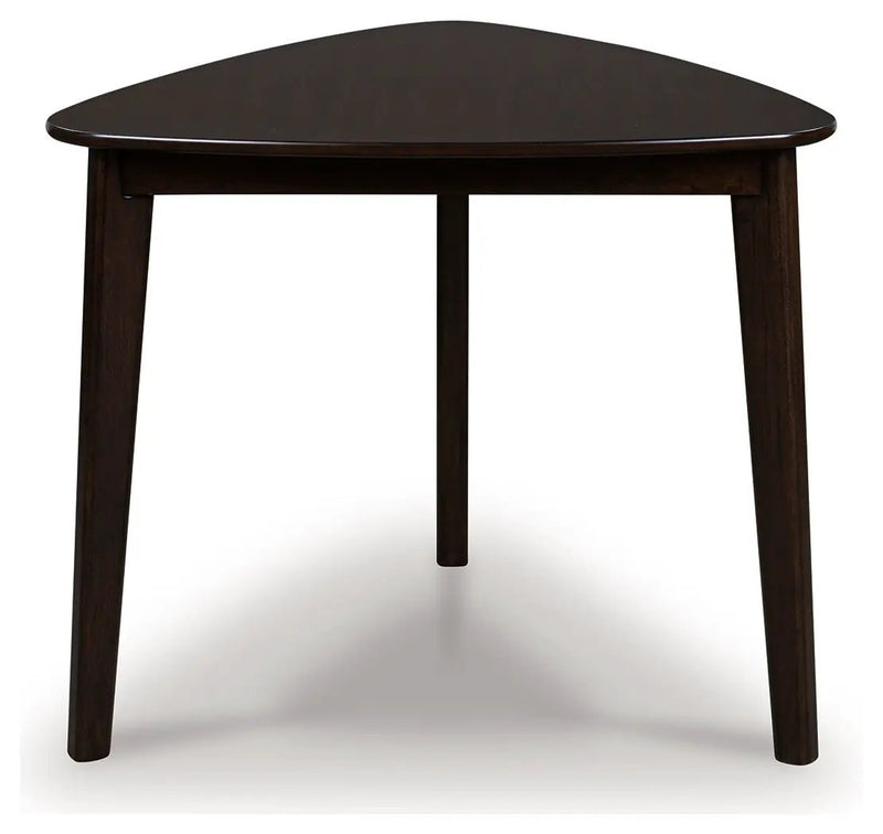 Mallenette - Triangle Dining Room Table - Merlot by Unique Piece Furniture