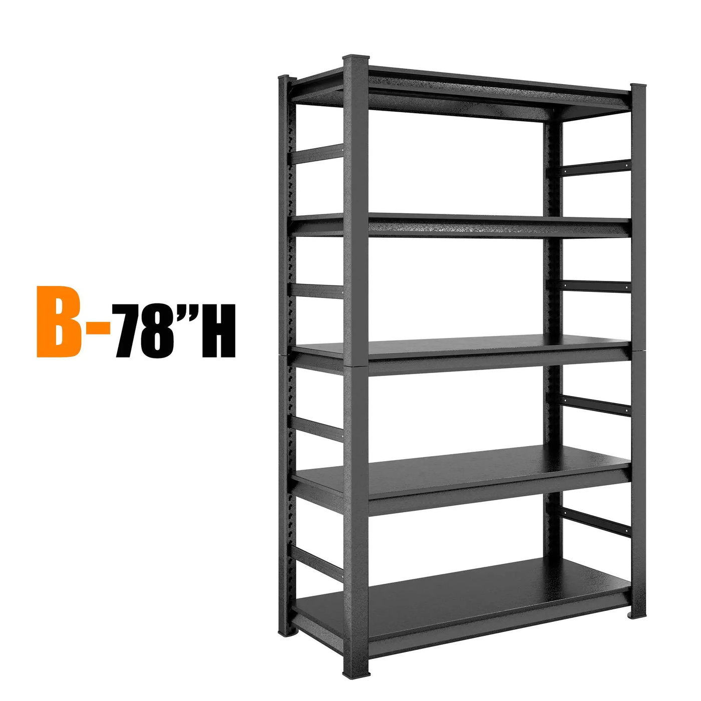 5 Tier Heavy Duty Shelving Unit Adjustable Shelving Units by HouseOfZazla