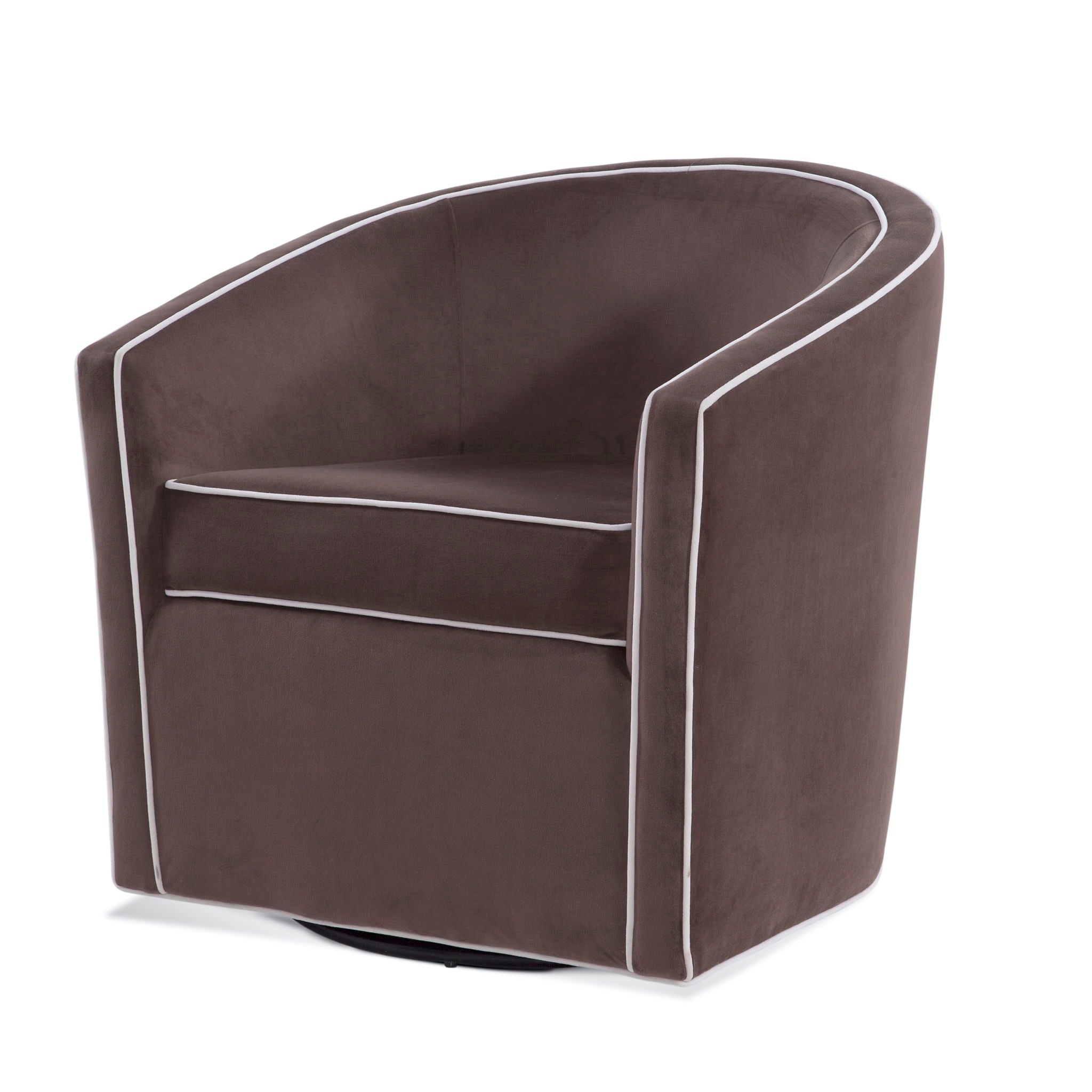Kendall - Swivel Chair With Barrel Back Design by HouseOfZazla