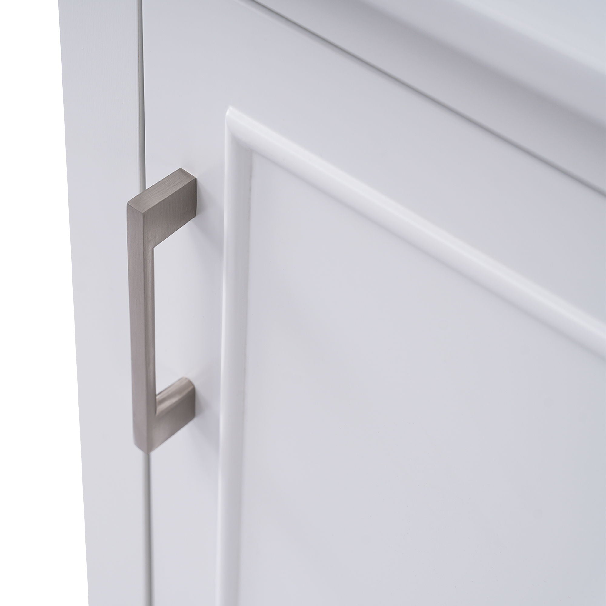 Modern Small Bathroom Vanity Cabinet With Ceramic Basin, Ample Storage, 1 Soft Close Door by HouseOfZazla