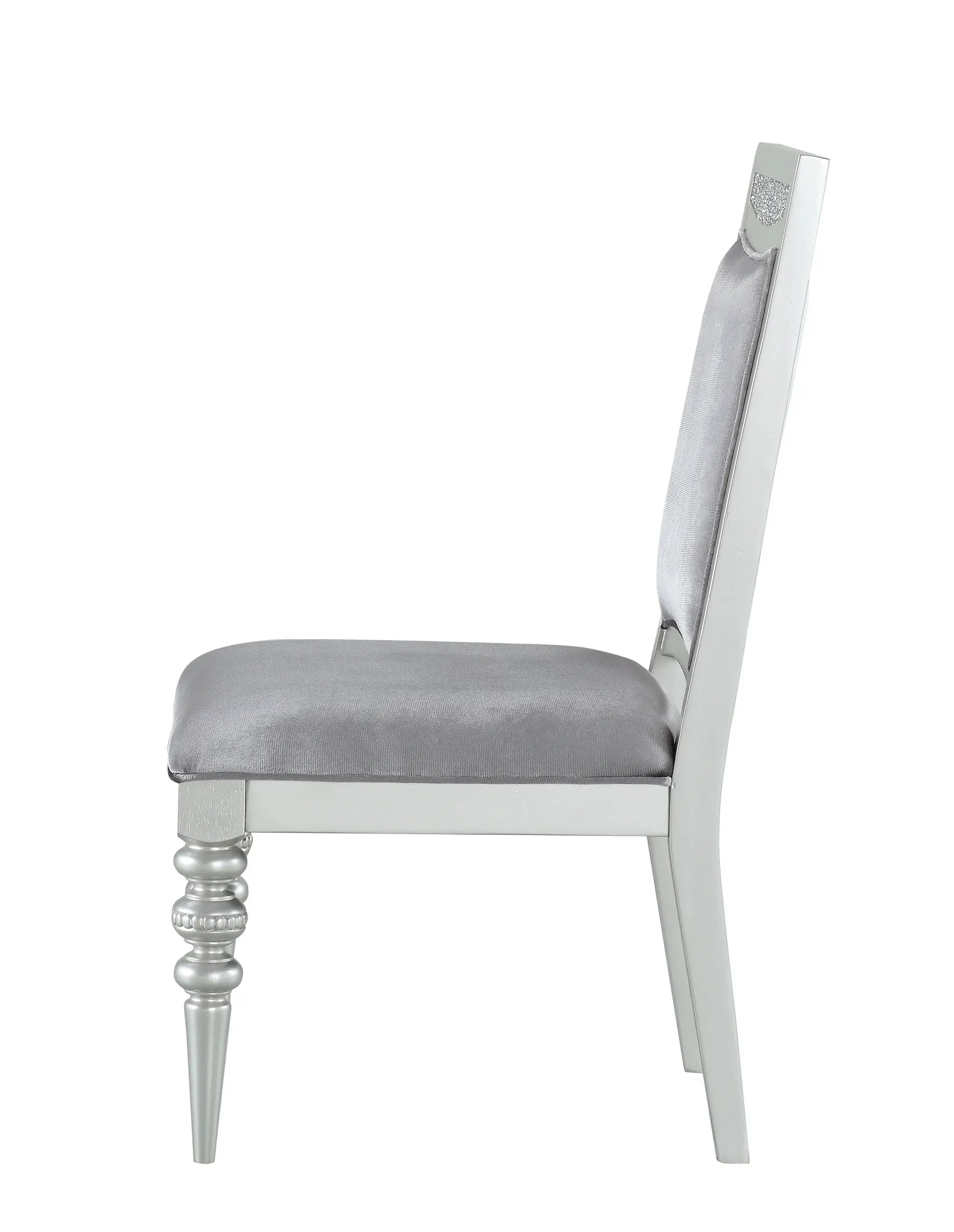 Maverick - Side Chair (Set of 2) - Silver by Unique Piece Furniture