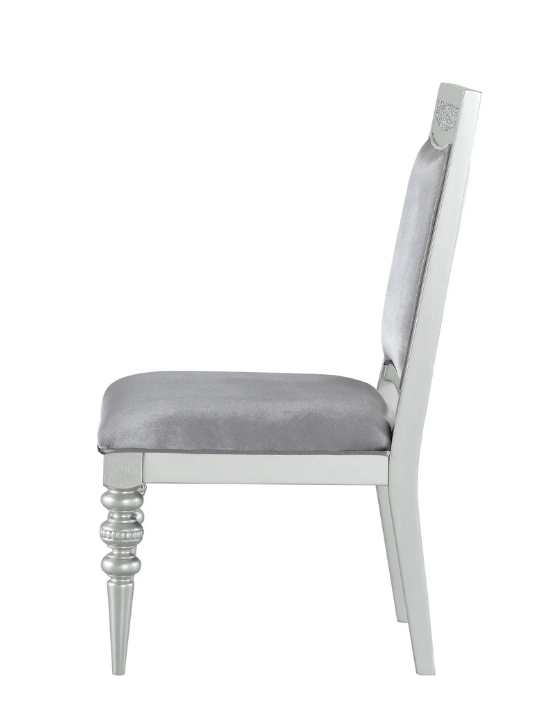Maverick - Side Chair (Set of 2) - Silver by Unique Piece Furniture