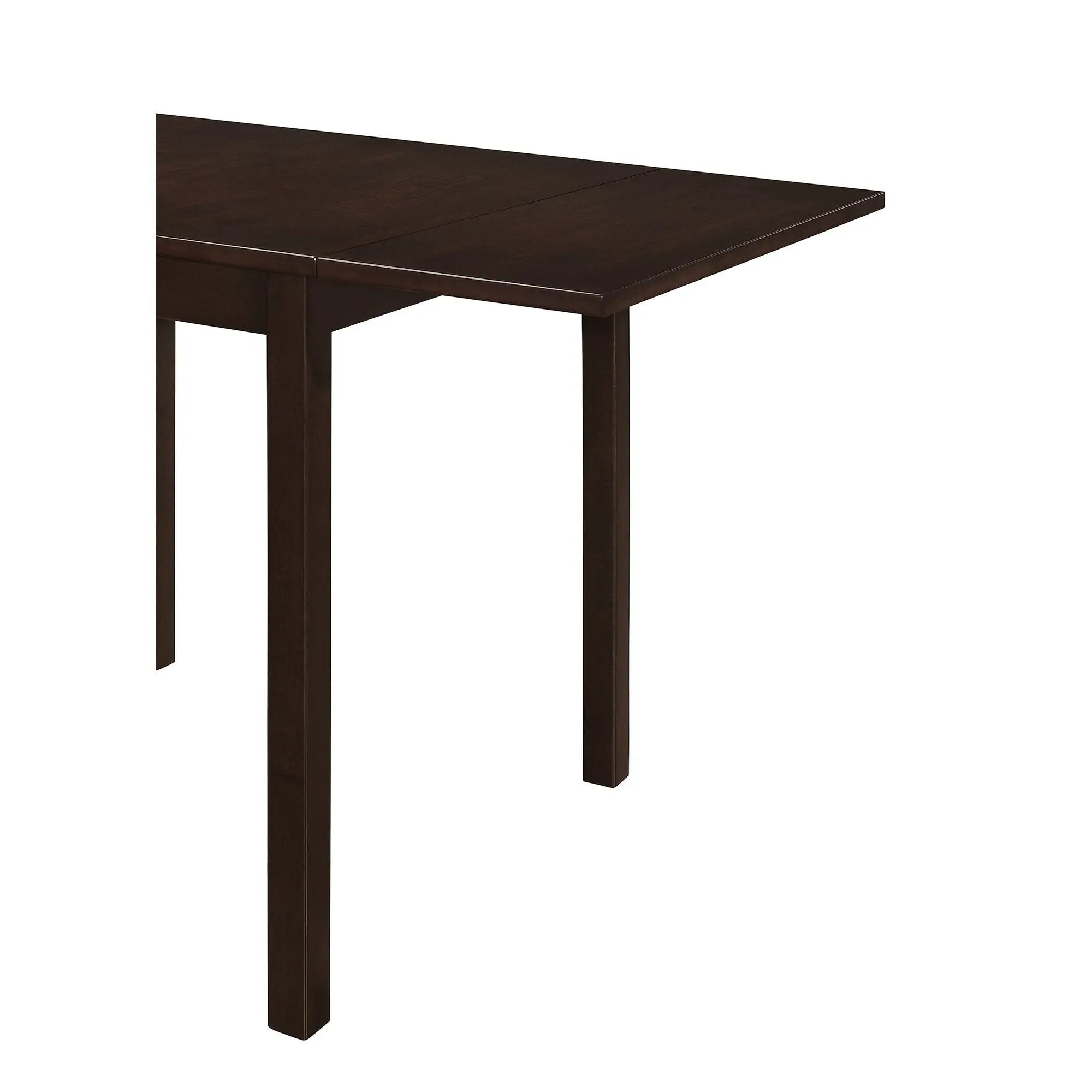 Vanetta - 3 Piece Dining Set With Drop Leaf Table And Chairs - Cappuccino by HouseOfZazla