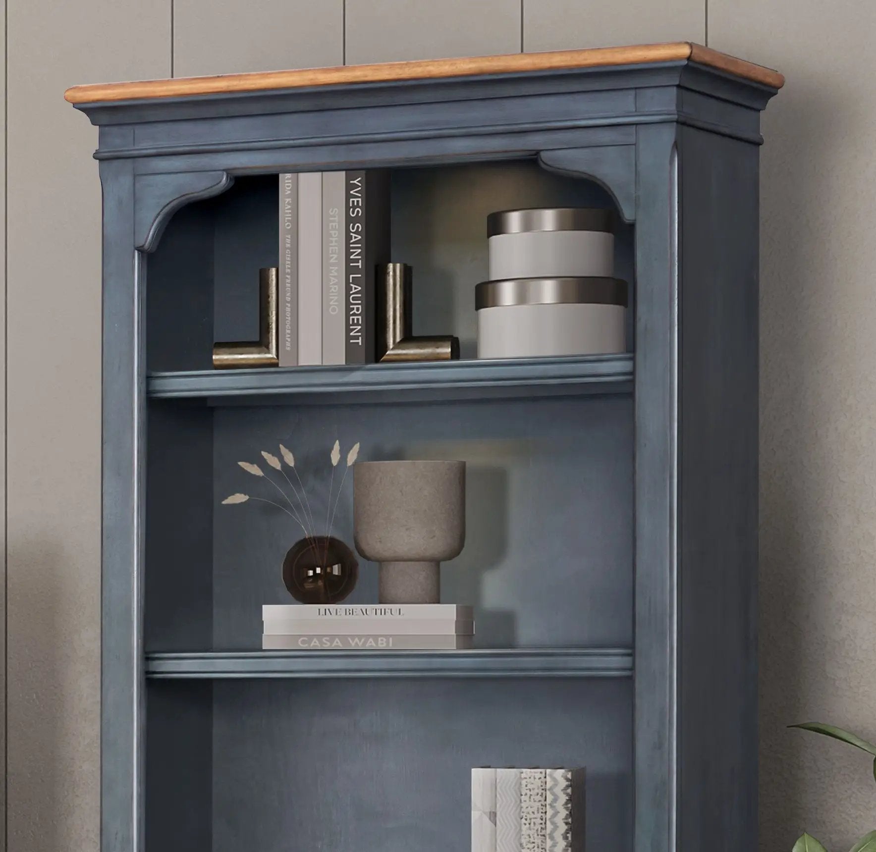 Universal Pier Bookcase - Blue by HouseOfZazla