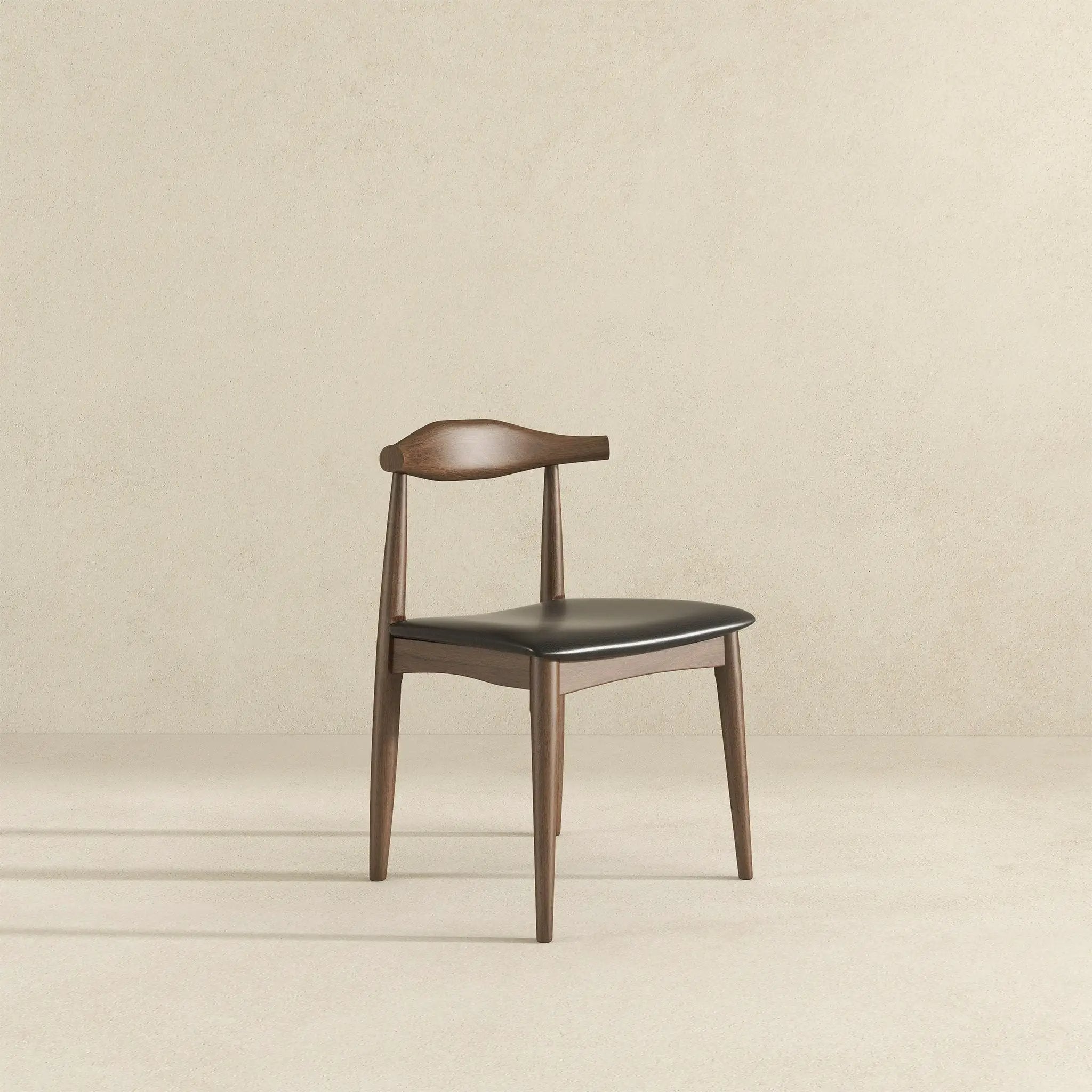 Destiny - Dining Chairs (Set of 2) - Black / Dark Brown by Unique Piece Furniture