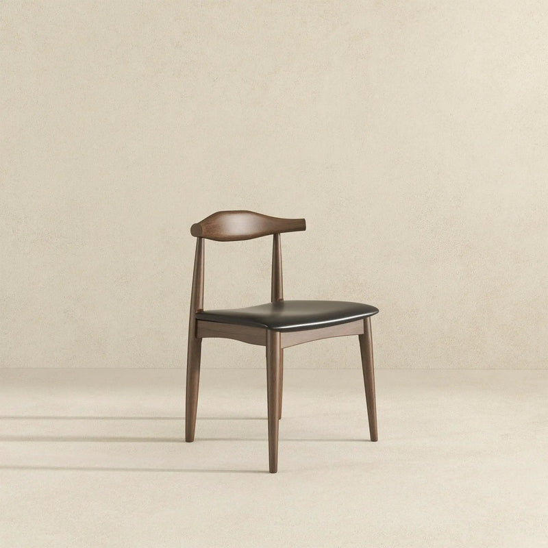 Destiny - Dining Chairs (Set of 2) - Black / Dark Brown by Unique Piece Furniture