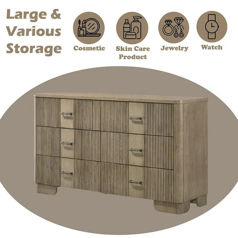 Lakkari - Dresser - Antique Oak by Unique Piece Furniture