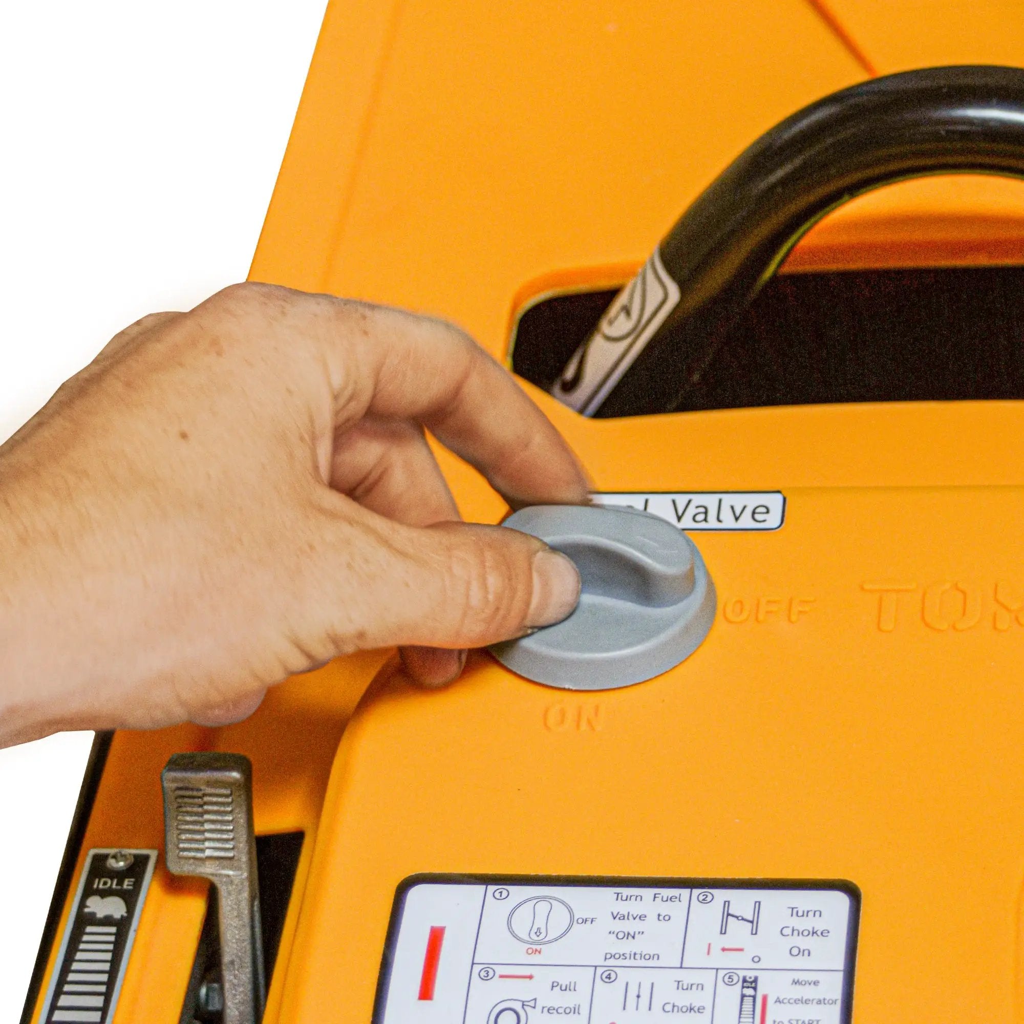 3.6HP Honda Vibratory Rammer Jumping Jack Tamper with Honda GXR120 Engine Impact Force 3,550 lbs/ft by Tomahawk Power