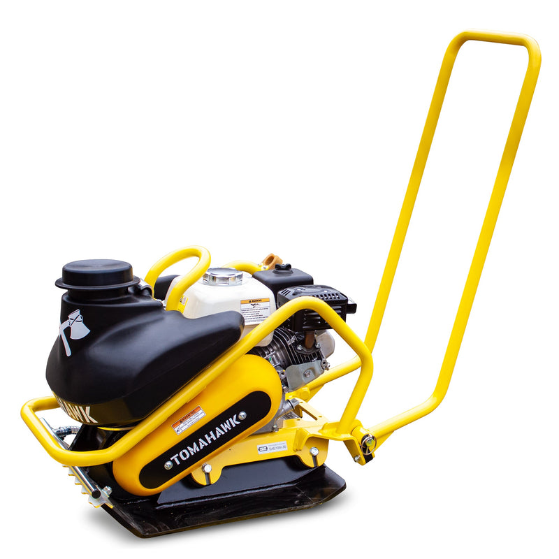 5.5 HP Honda Vibratory Plate Compactor for Asphalt Aggregate Soil Compaction by Tomahawk Power