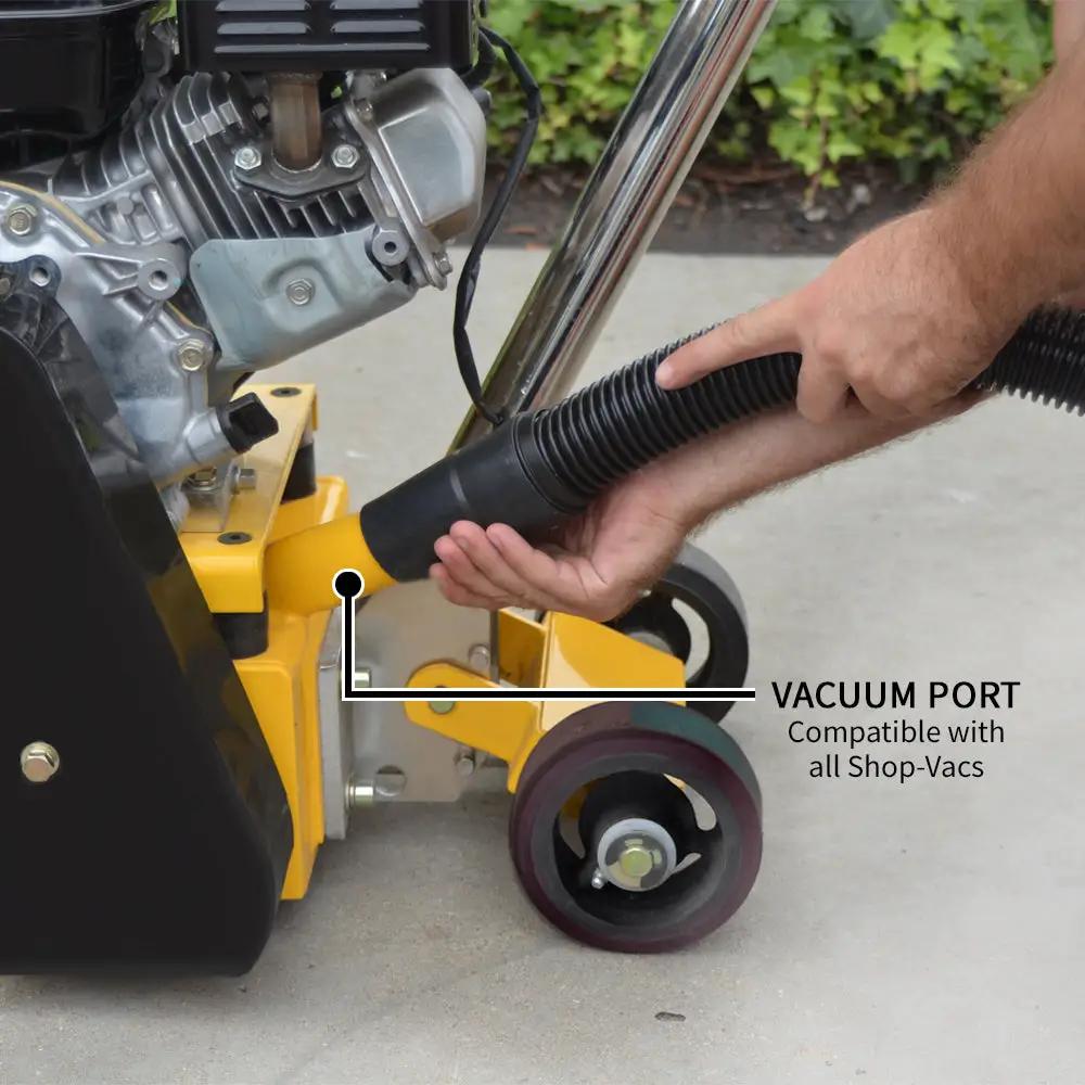 8” Gas Concrete Scarifier Planer Grinder with 5.5 HP Honda Engine Blade Bundle by Tomahawk Power