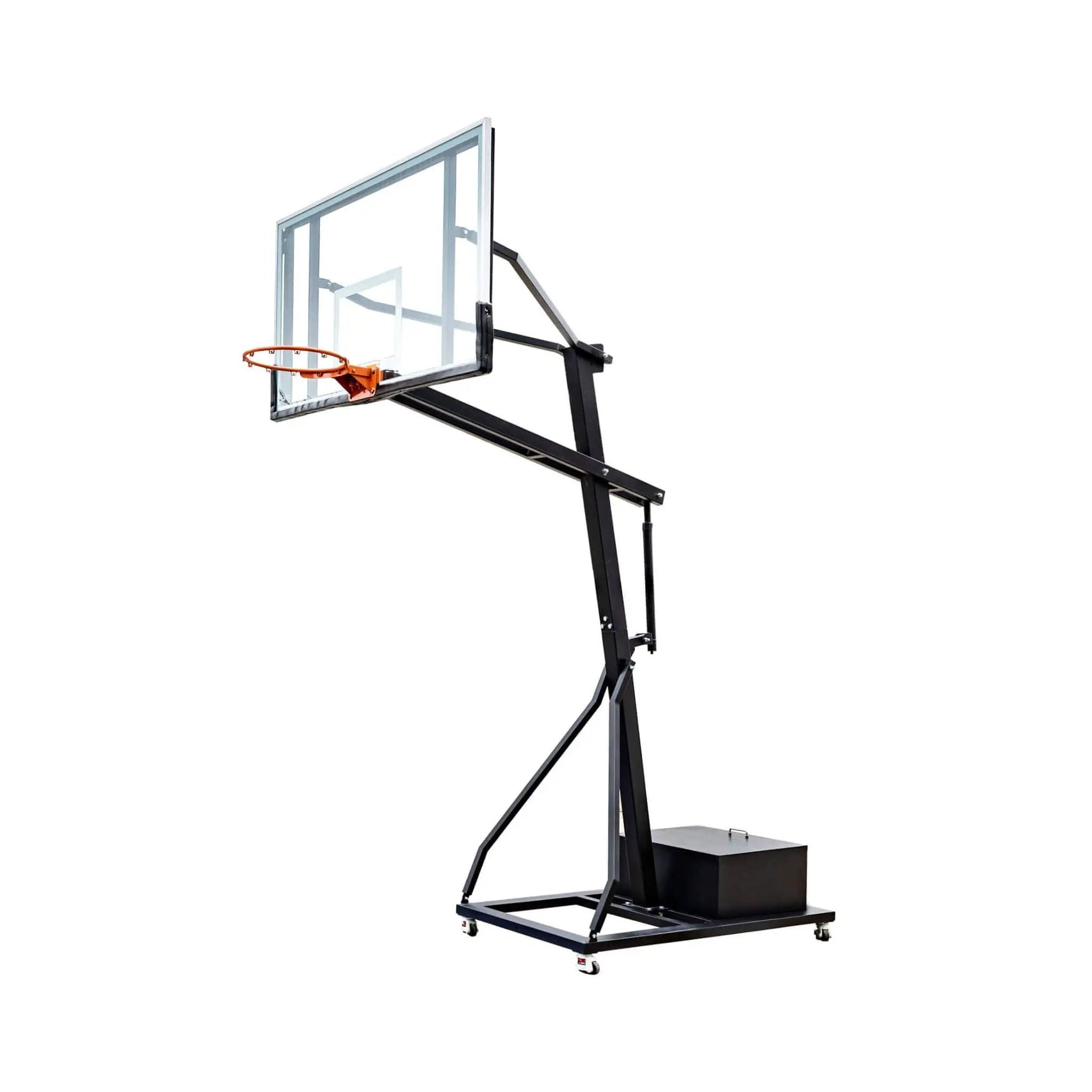 [18X24FT] Heavy-Duty Portable Adjustable Basketball Hoop With Court (SAK72980) by SAKSBY WHOLESALE