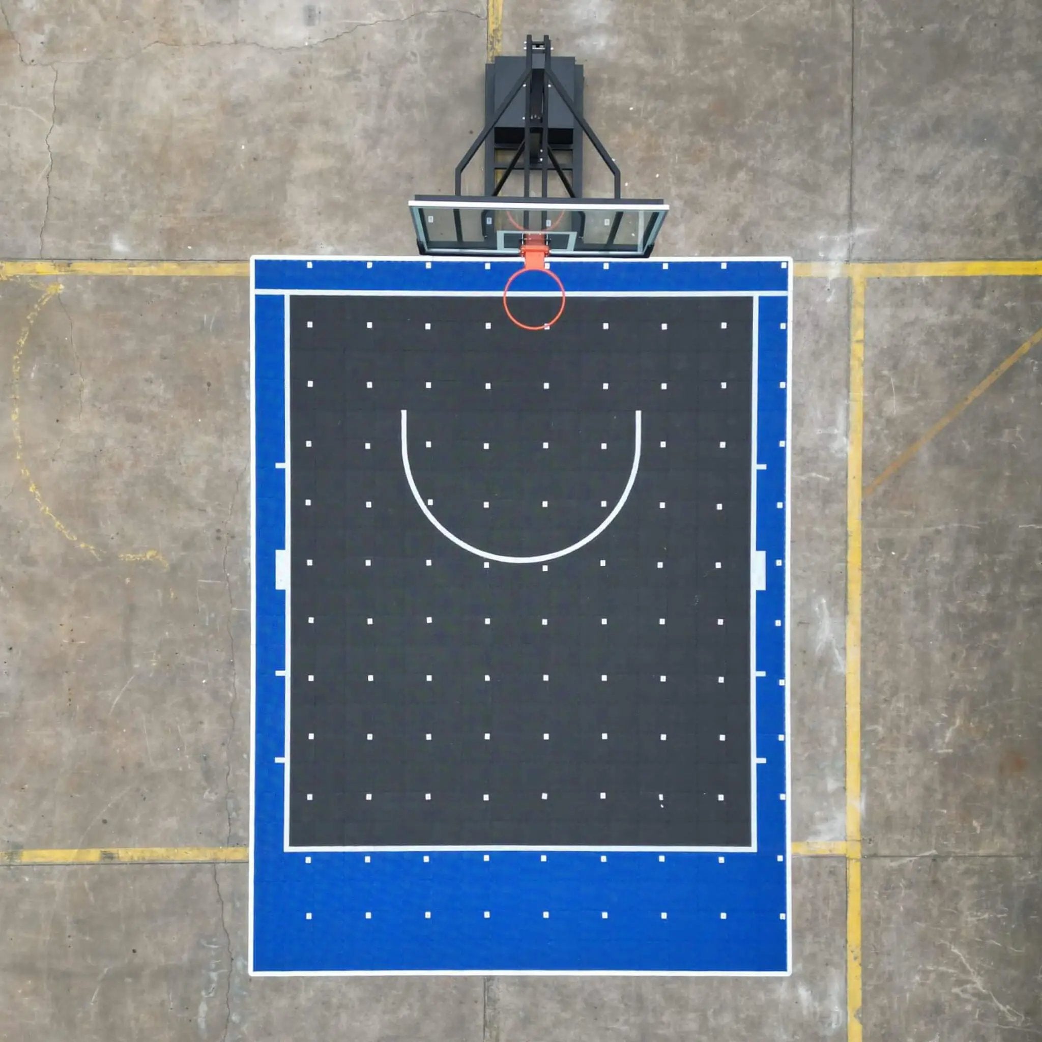 [18X24FT] Heavy-Duty Portable Adjustable Basketball Hoop With Court (SAK72980) by SAKSBY WHOLESALE