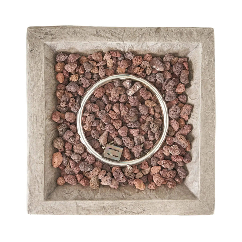Alora 19-Inch Outdoor 40K BTU Natural Stone Fire Column (SAK36771) by SAKSBY WHOLESALE