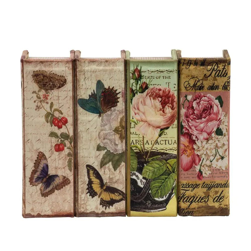 Book Boxes (Set of 4) - Multi by Unique Piece Furniture