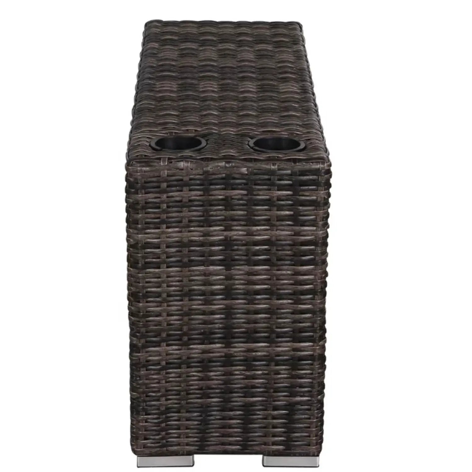 Stylish Rattan Wicker Person Seating Group With Premium Sunbrella Cushions Perfect For Outdoor Entertaining by HouseOfZazla