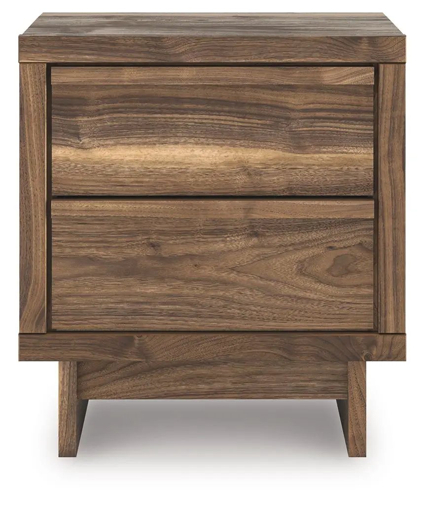 Chirason - Two Drawer Night Stand - Brown by Unique Piece Furniture