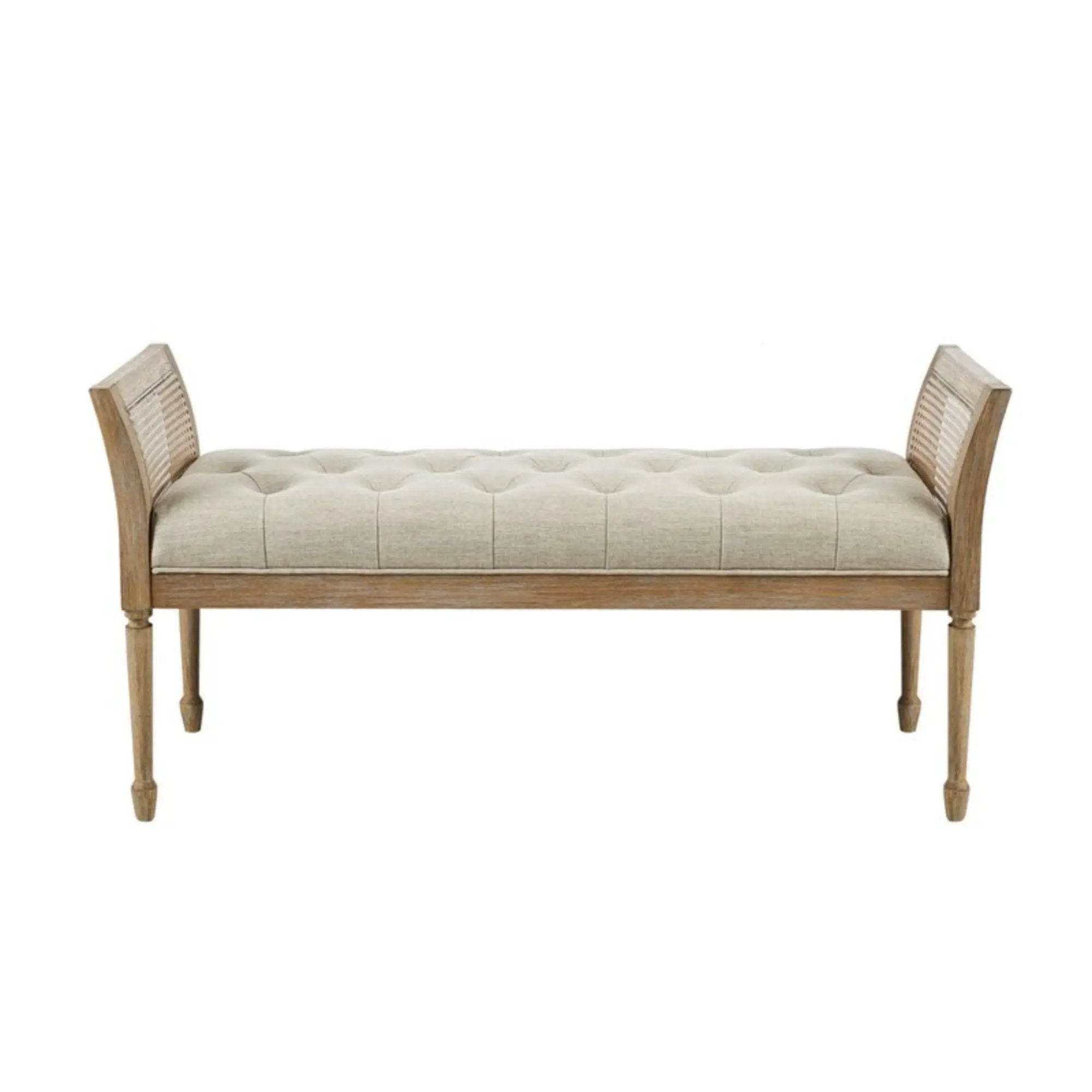 Accent Bench With Arm - Natural by HouseOfZazla