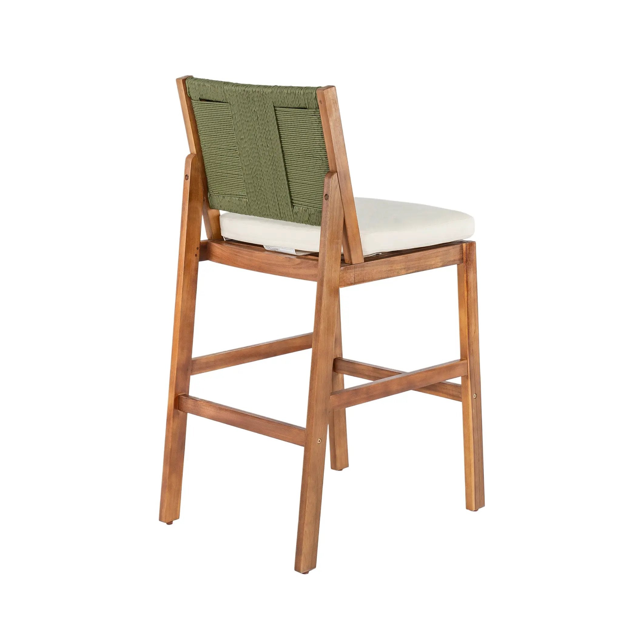 Outdoor Acacia Wood Bar Stools (Set of 2) by HouseOfZazla