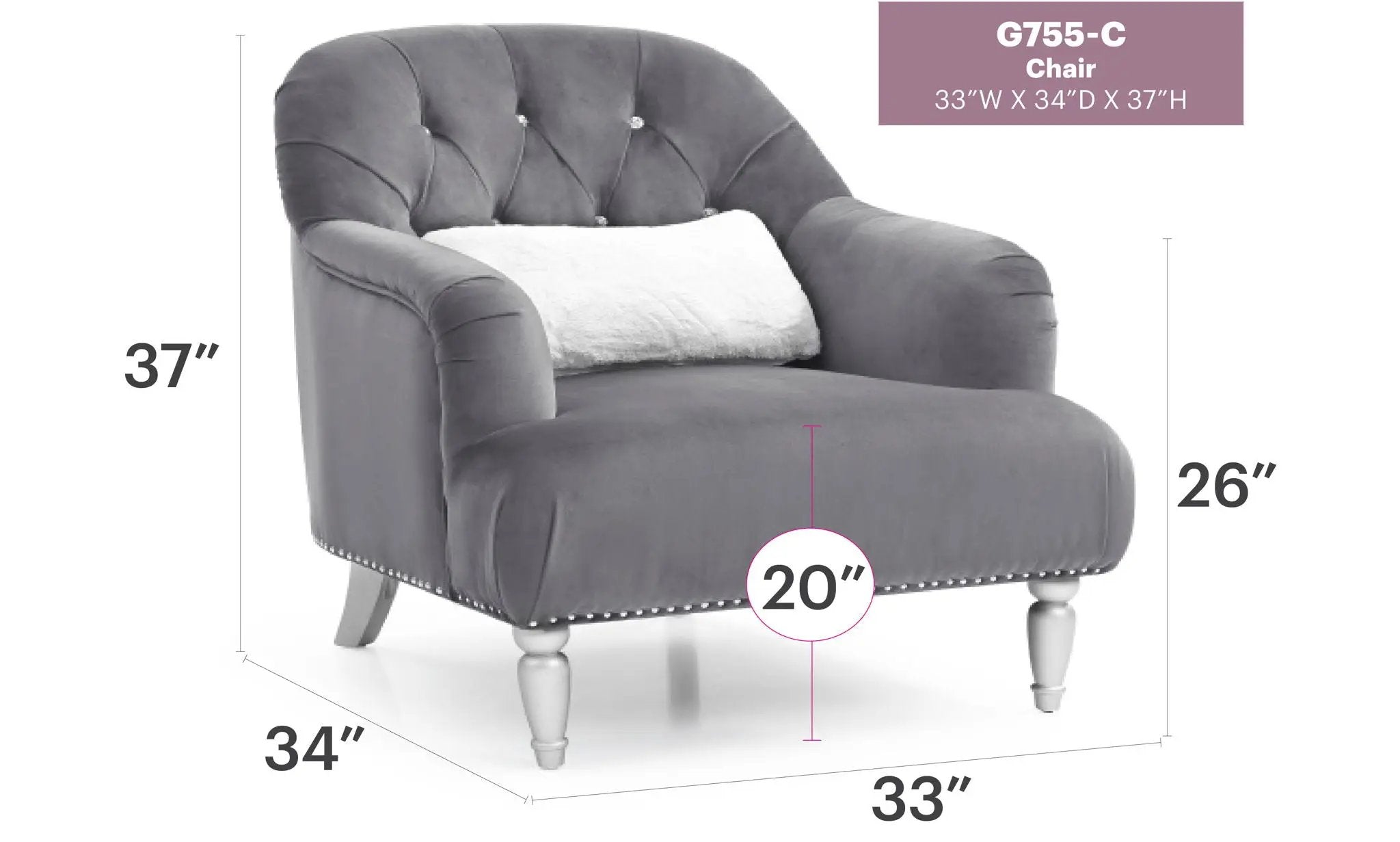 Elegant Traditional Armchair by Unique Piece Furniture