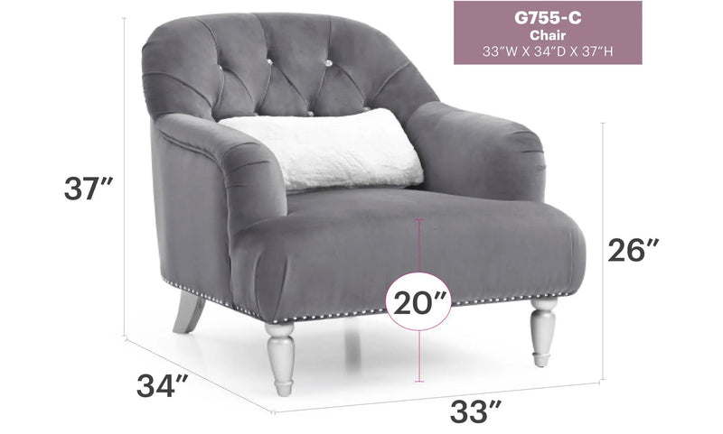 Elegant Traditional Armchair by Unique Piece Furniture