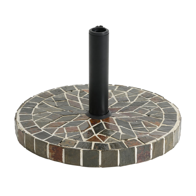 Enzo Tile Round Umbrella Base by HouseOfZazla