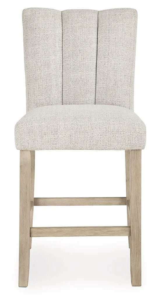 Larawyn - Upholstered Barstool (Set of 2) - Bisque by Unique Piece Furniture