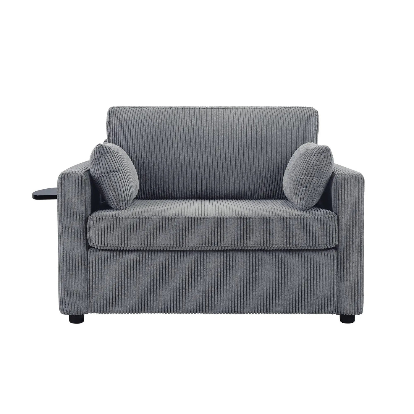 Sleeper Sofa With Foldable Mattress, USB Ports, Side Table & Storage Pocket by Unique Piece Furniture