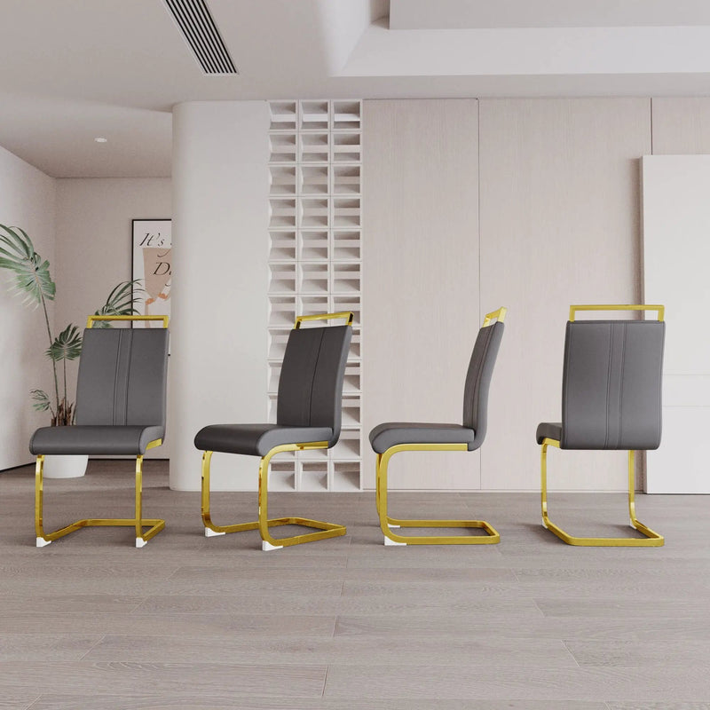 Side Dining Room Chair, Padded Seat High Back by HouseOfZazla