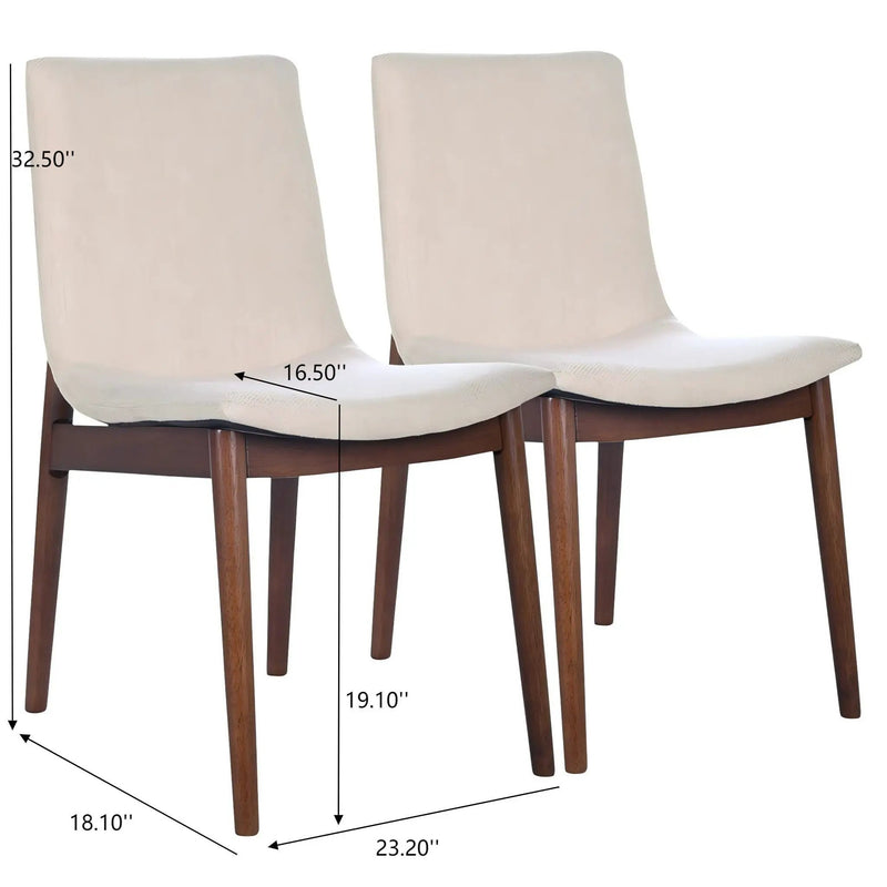 Ravel - Dining Chair (Set of 2) - Beige by Unique Piece Furniture
