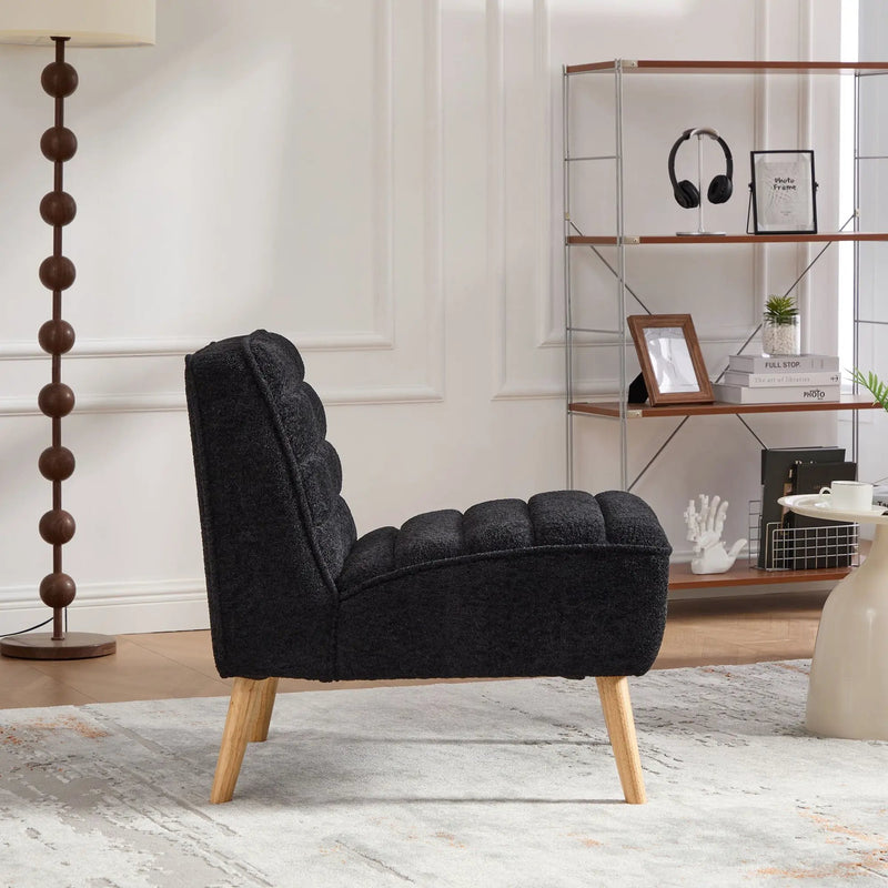 Upholstered Armless Accent Chair by Unique Piece Furniture