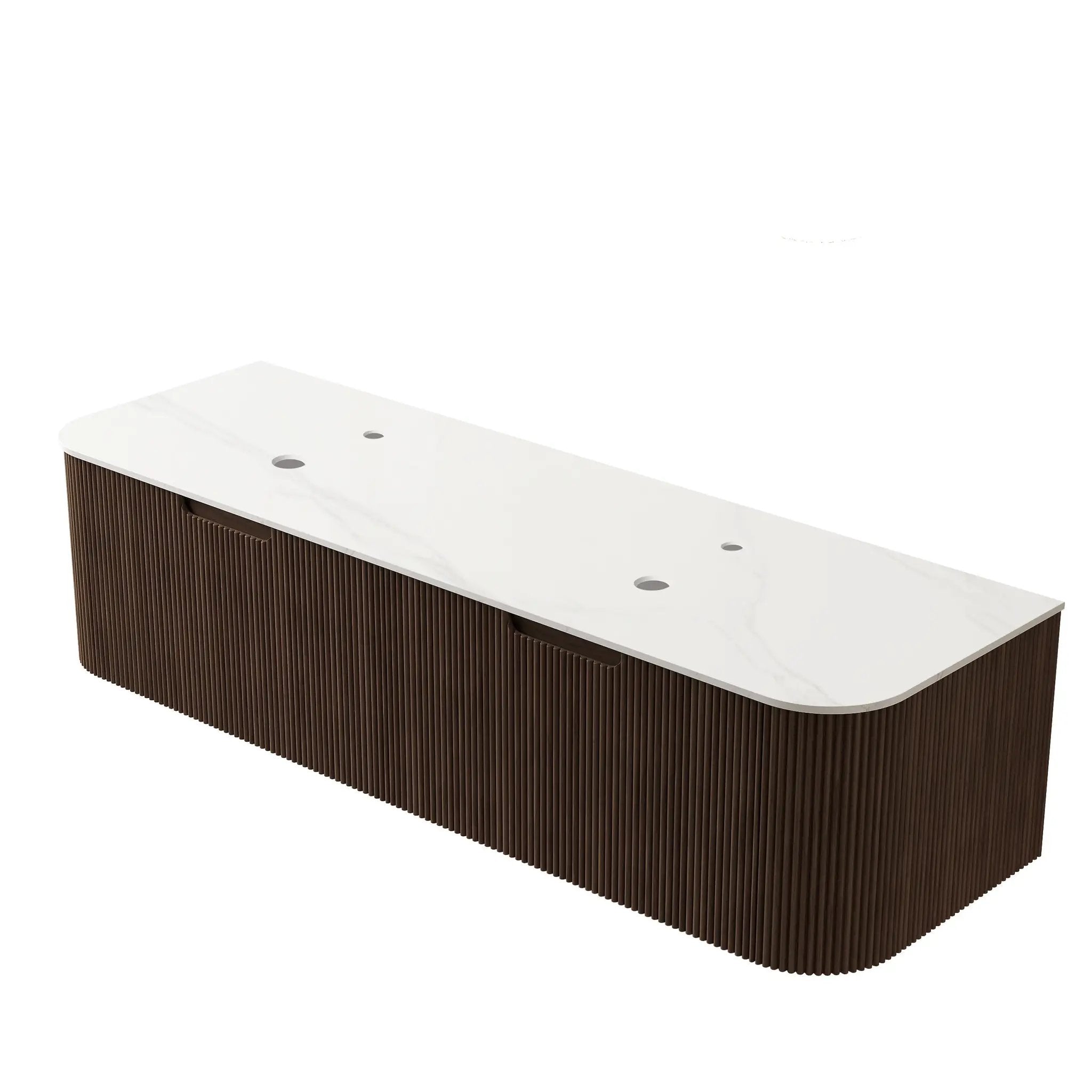 Dina 60'' Wall Mounted Plywood Cabinet with Carrara by HouseOfZazla