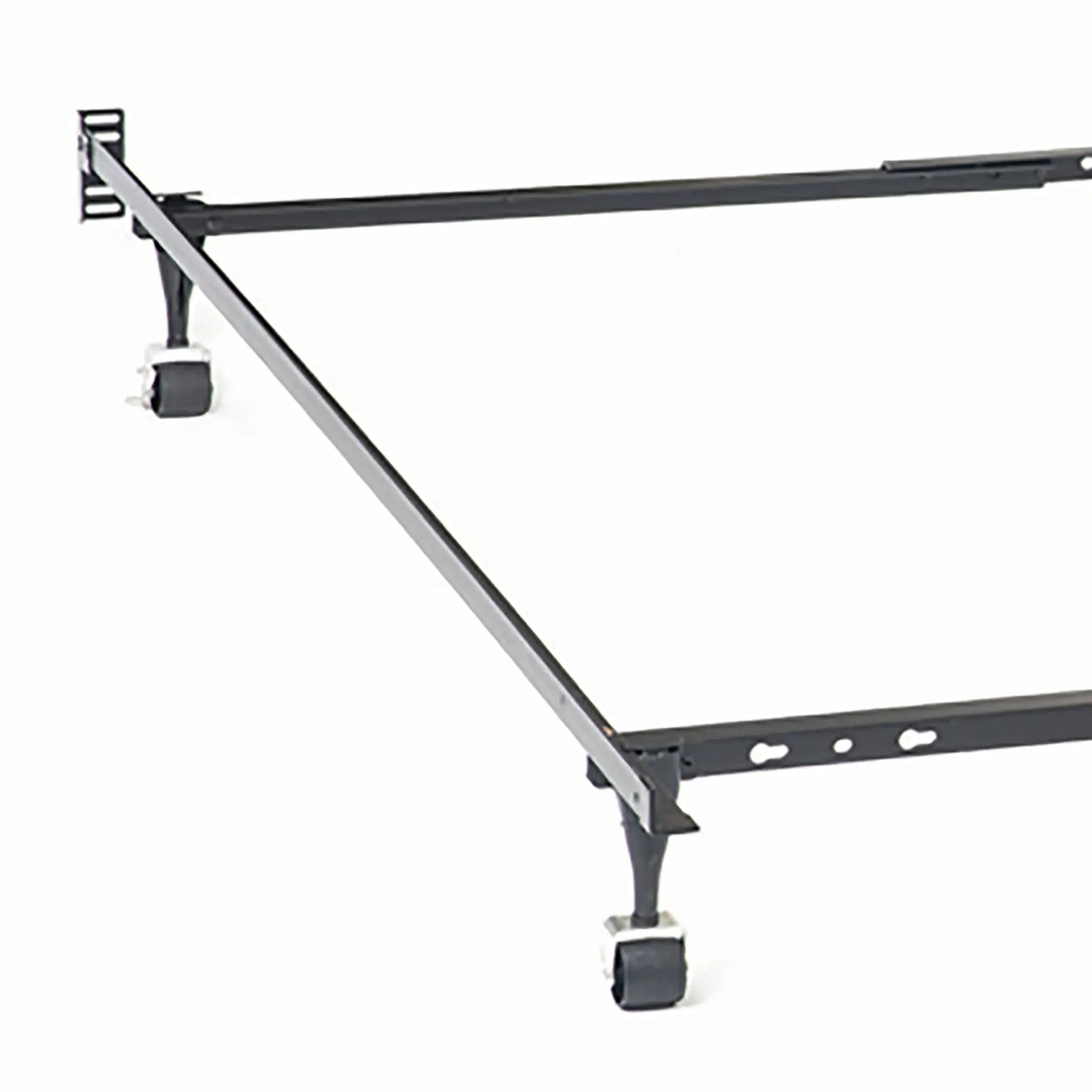 Deverton - Queen / Eastern King / California King Bed Frame With Center Support And Adjustable Design - Black by HouseOfZazla